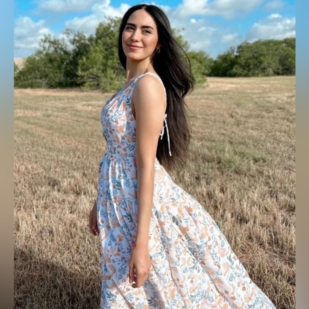 Joie Floral Print Fit & Flare Midi Dress NWT Size - 6